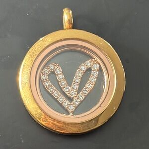 Origami Owl Rose Gold Hinged Locket